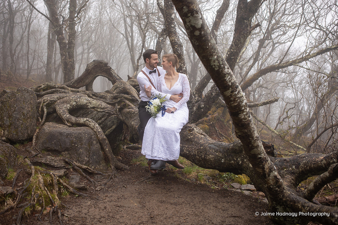 Non-traditional Forest Elopement | Small Adventure Wedding Packages | Photography