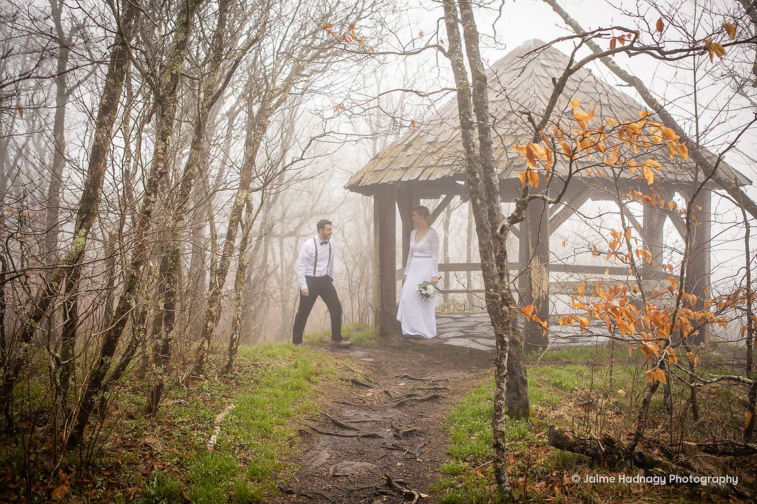 Forest Wedding in Nature | Asheville Elopement Photographer