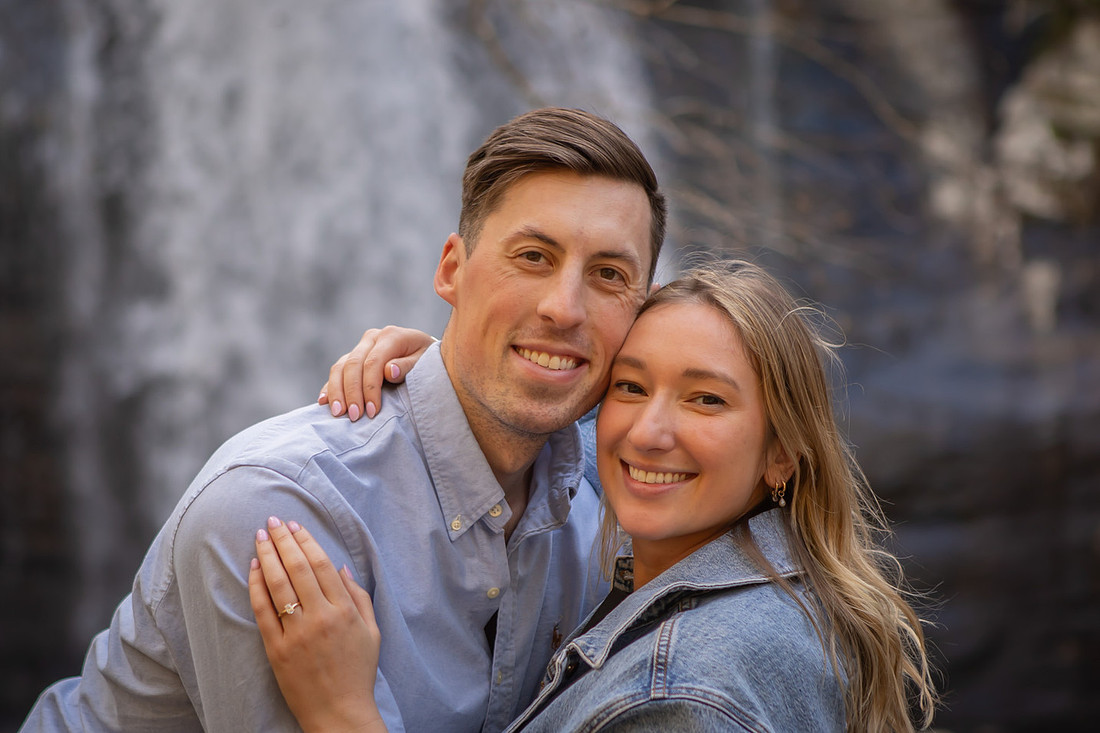Looking Glass Falls Engagement Session