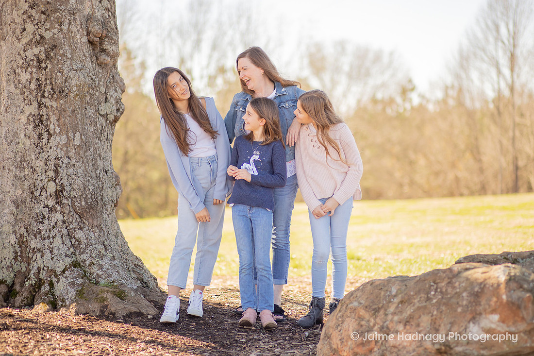 Fun Outdoor Family Portraits | Asheville Photographer
