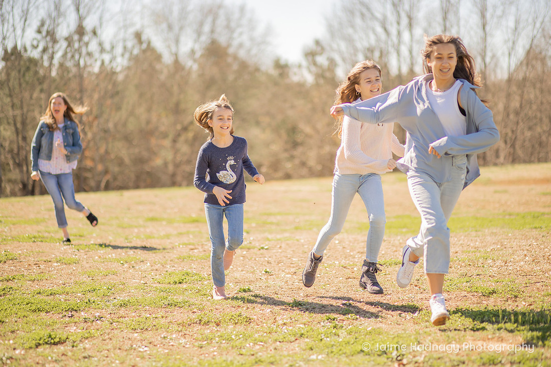 Fun Outdoor Family Portraits | Asheville Photographer
