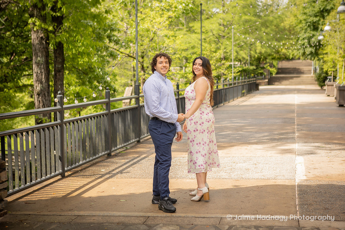 Engagement Photography at the Arboretum in Asheville