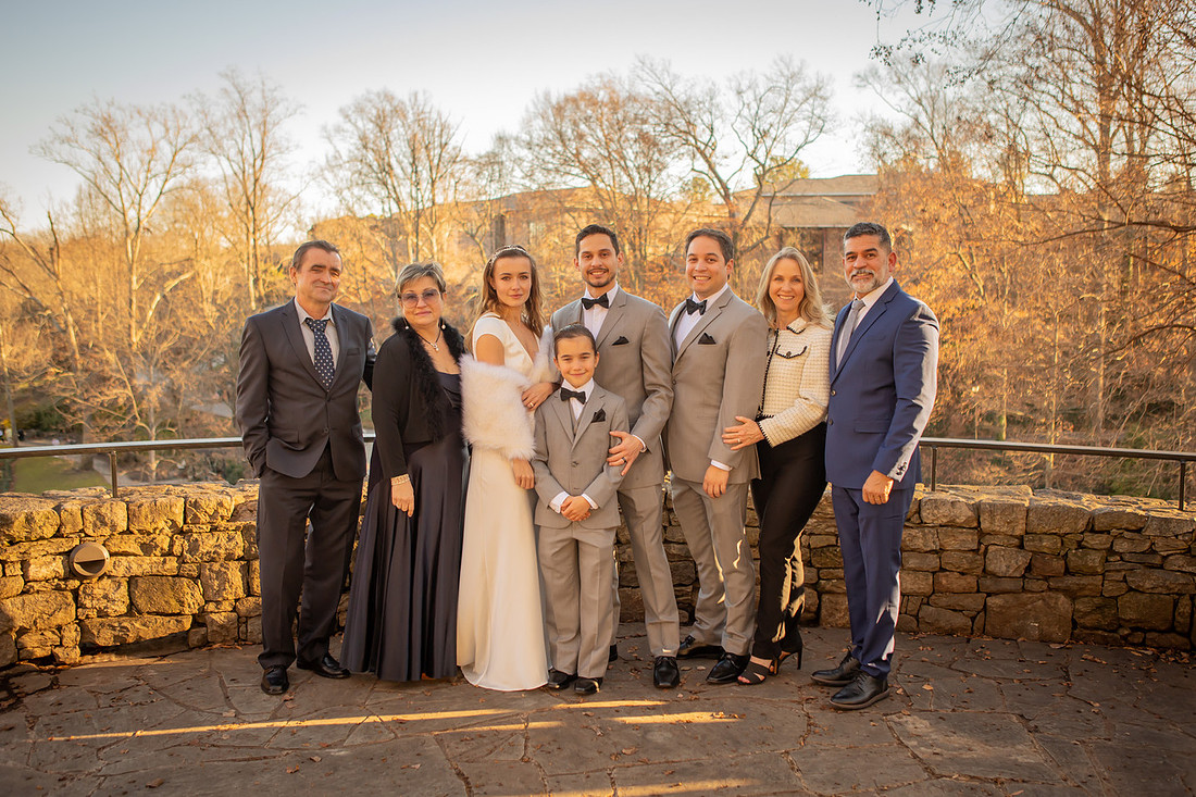 Wedding at Falls Park | Asheville Elopement Photographer