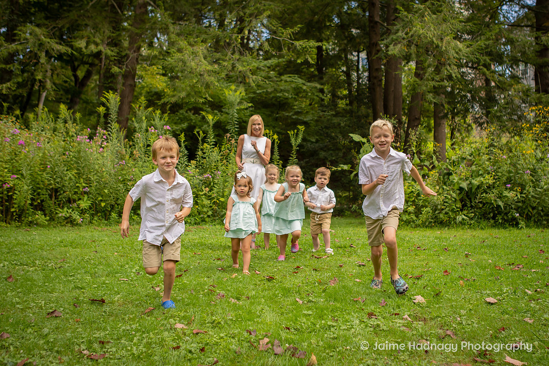 Family Photos with Grandchildren and Grandmother