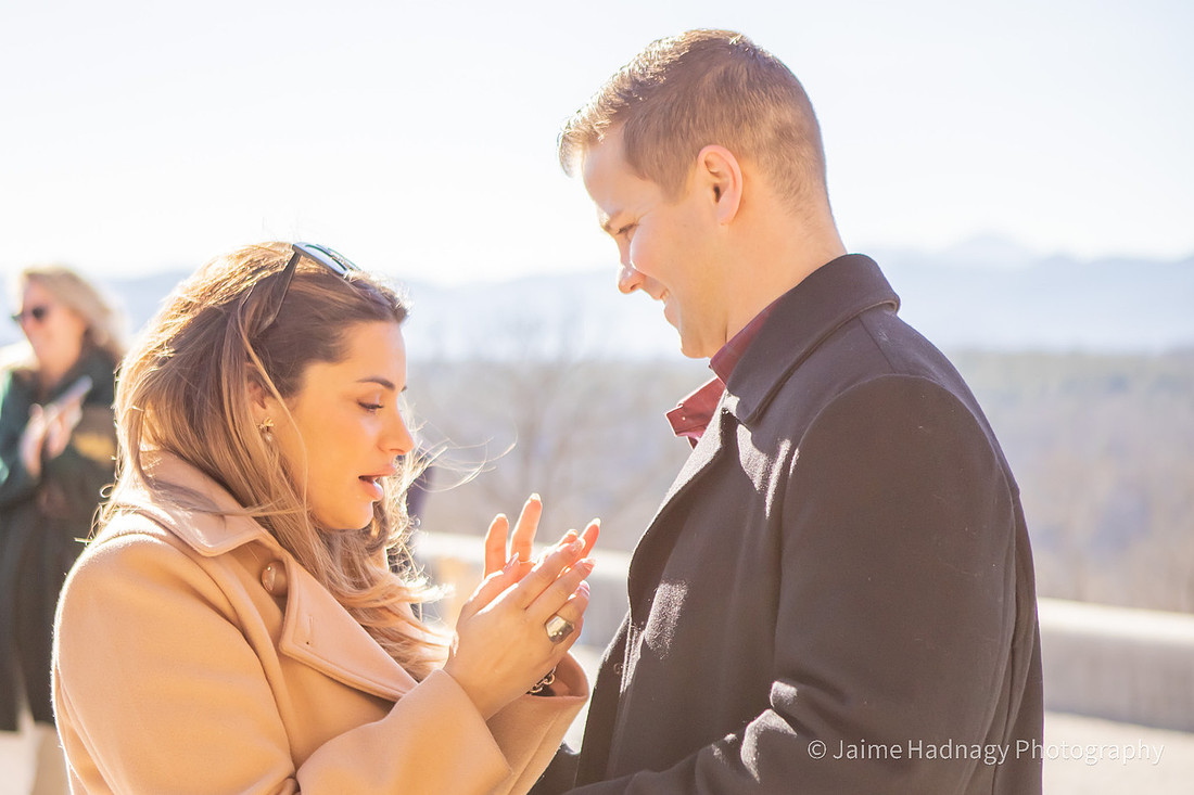 Surprise Winter Proposal at The Biltmore Estate