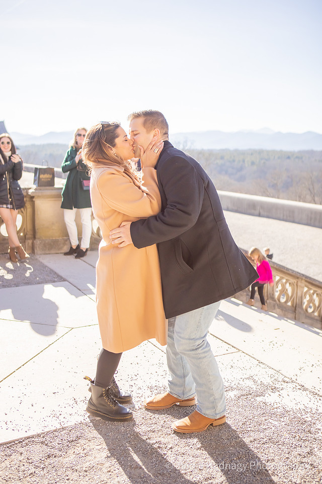 Surprise Winter Proposal at The Biltmore Estate