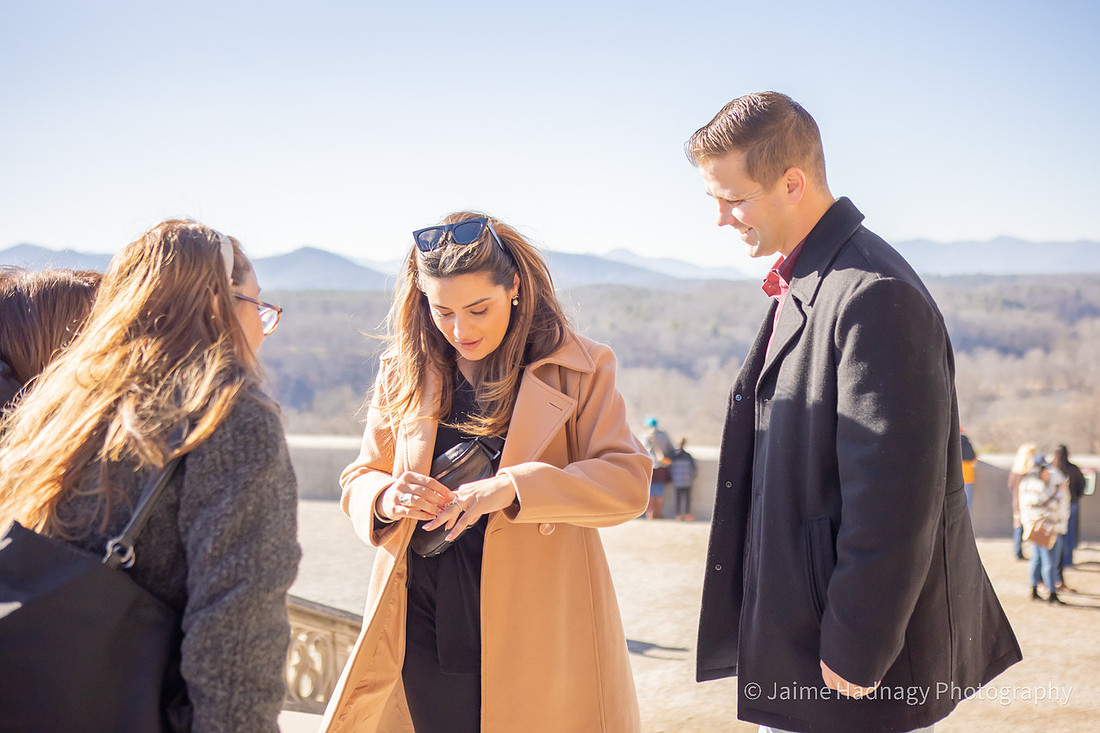 Surprise Proposal During the Holidays at The Biltmore Estate | Asheville Engagement Photographer