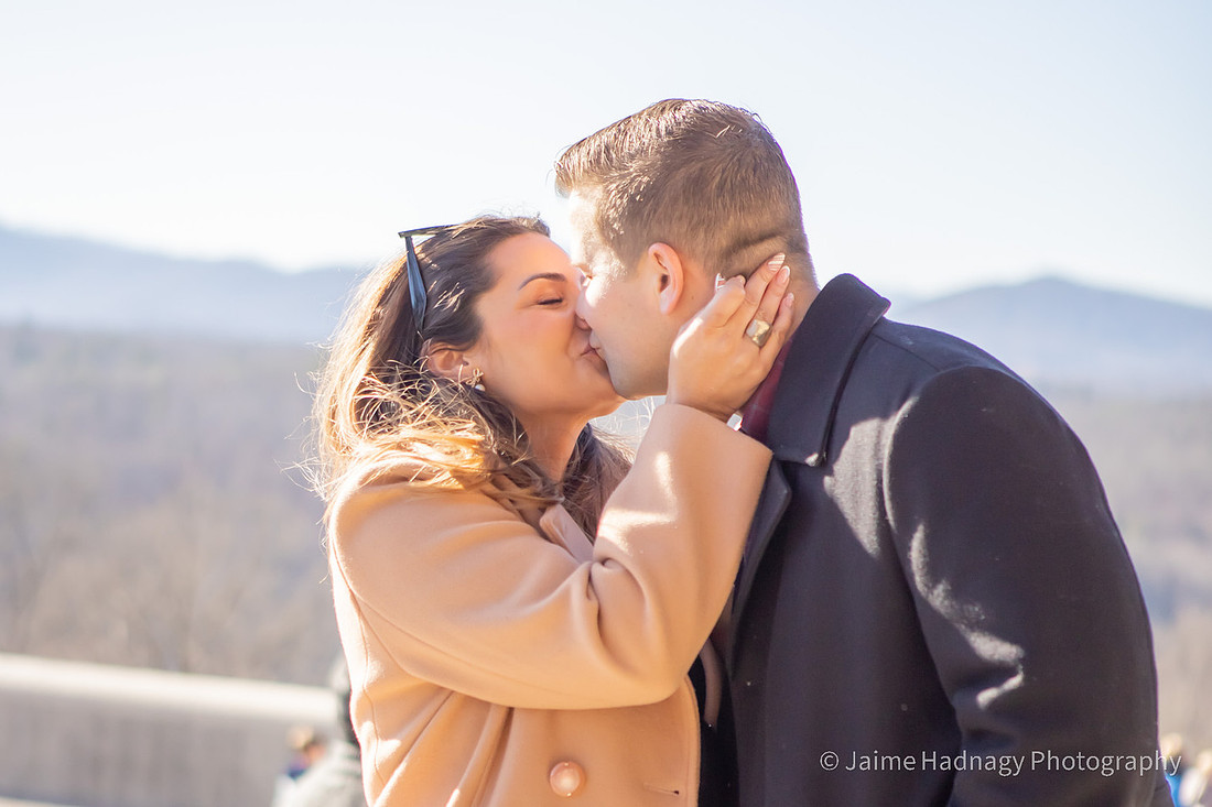 Surprise Proposal During the Holidays at The Biltmore Estate | Asheville Engagement Photographer