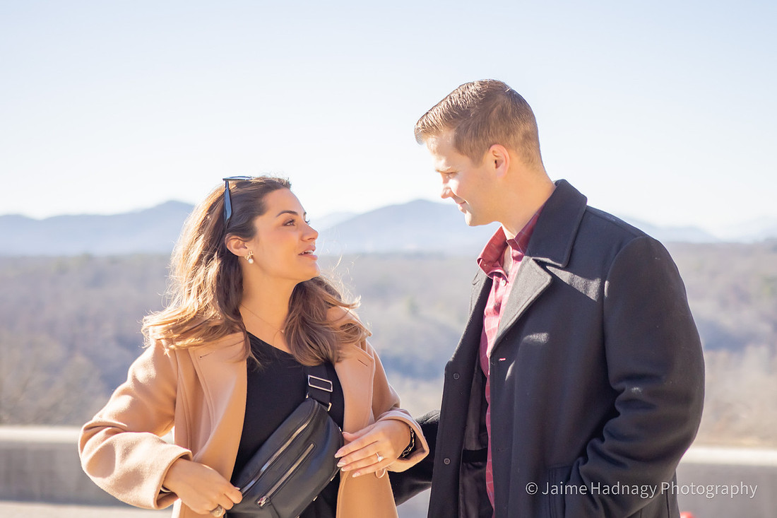 Surprise Proposal During the Holidays at The Biltmore Estate | Asheville Engagement Photographer