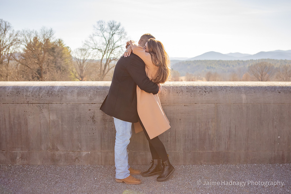 Surprise Proposal During the Holidays at The Biltmore Estate | Asheville Engagement Photographer