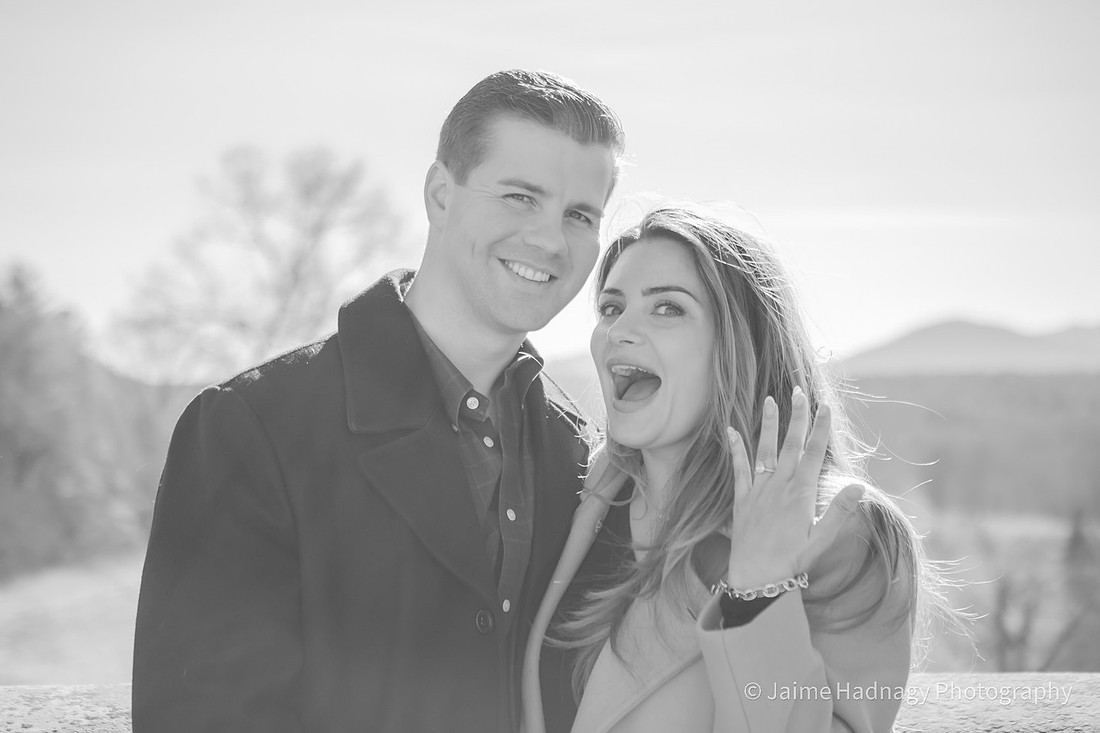 Surprise Proposal During the Holidays at The Biltmore Estate | Asheville Engagement Photographer