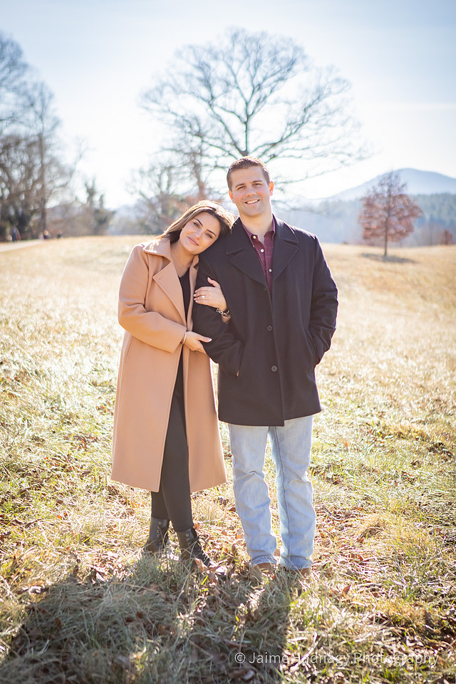 Winter Engagement Session at Biltmore Estate | Asheville Proposal Photographer