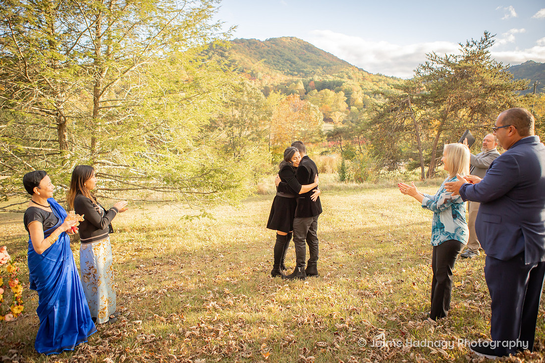 Air BNB Wedding in the Mountains | Asheville Elopement Photographer