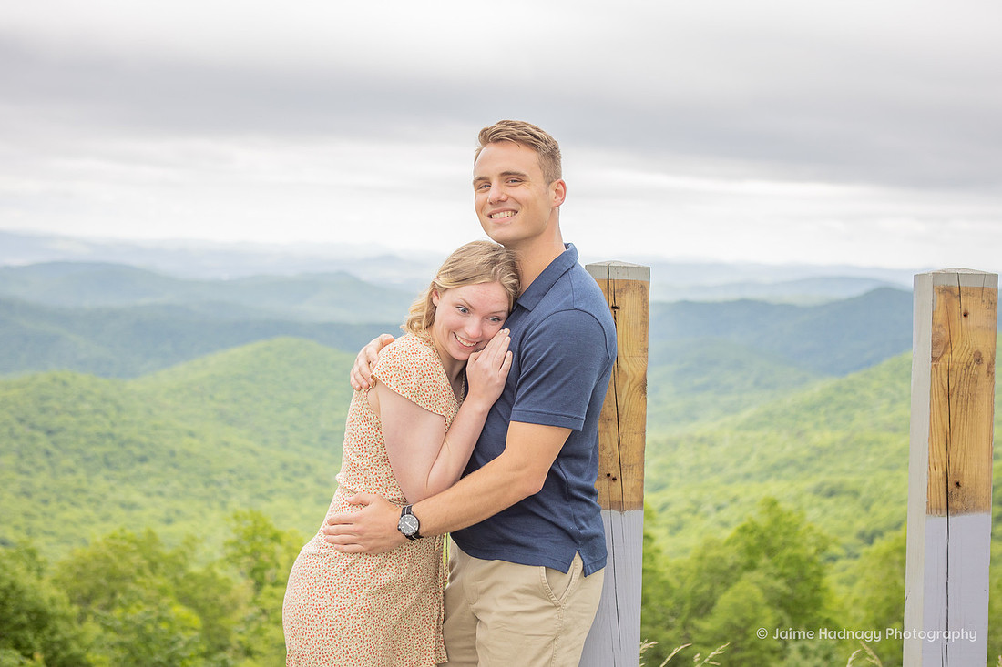 Surprise Proposal on The Blue Ridge Parkway | Asheville Photographer
