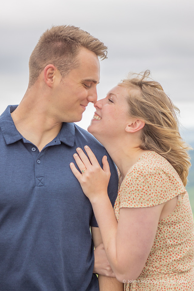 Blue Ridge Parkway Surprise Proposal and Engagement Session | Asheville Photographer