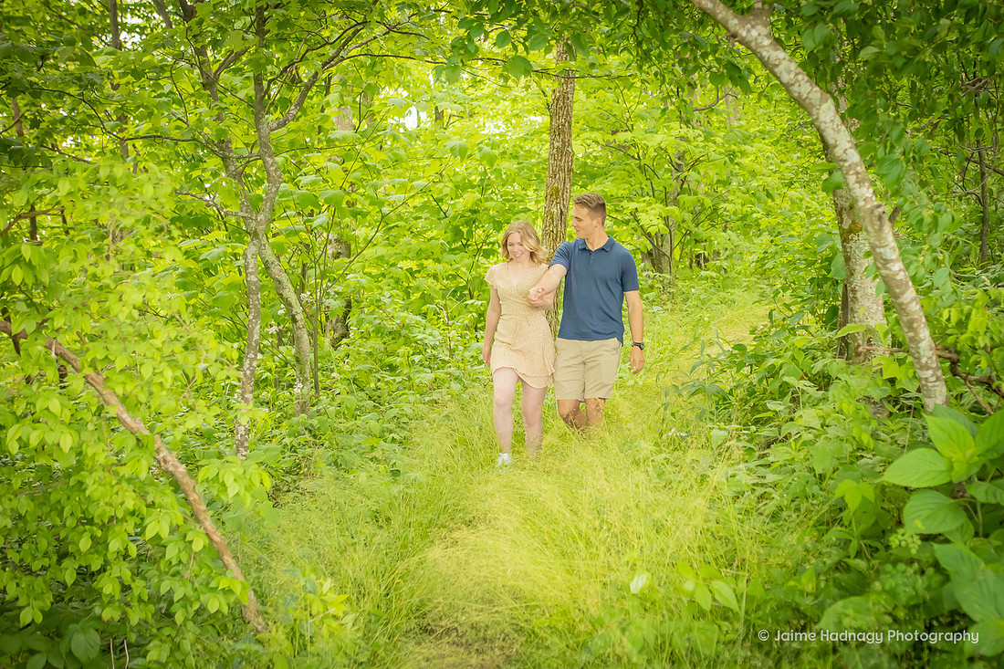 Nature Engagement Photo Session | Asheville Photographer | Hiking