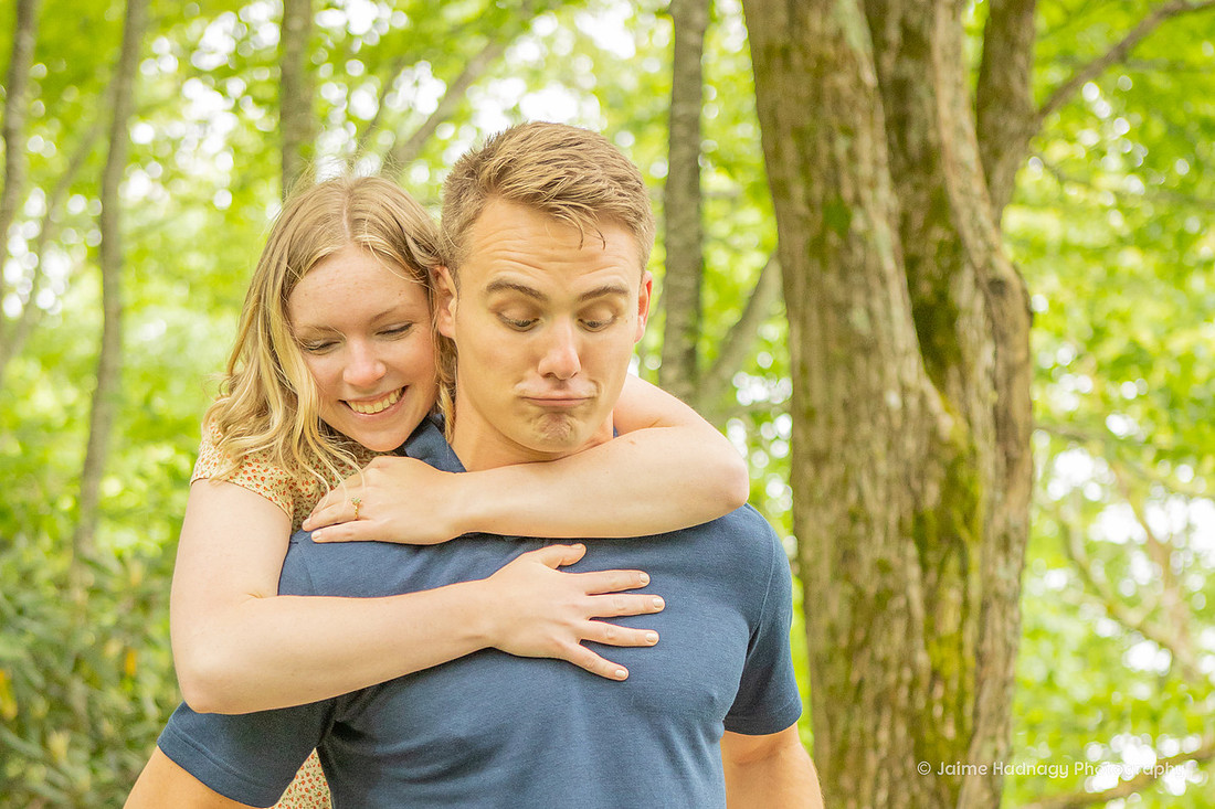 Nature Engagement Photo Session | Asheville Photographer | Hiking