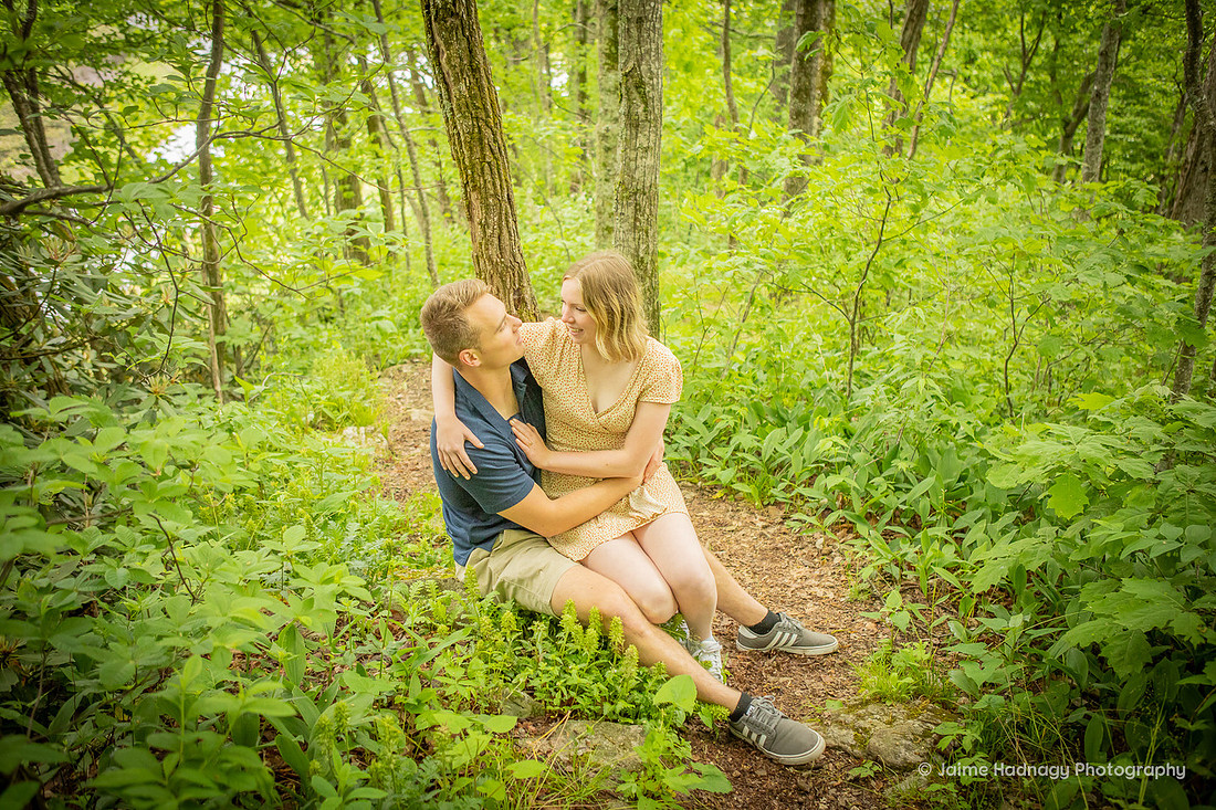 Nature Engagement Photo Session | Asheville Photographer | Hiking