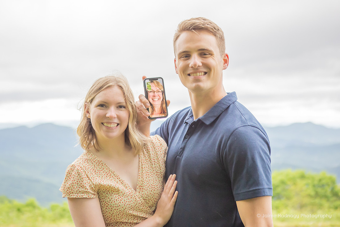 Getting engaged on the Blue Ridge Parkway