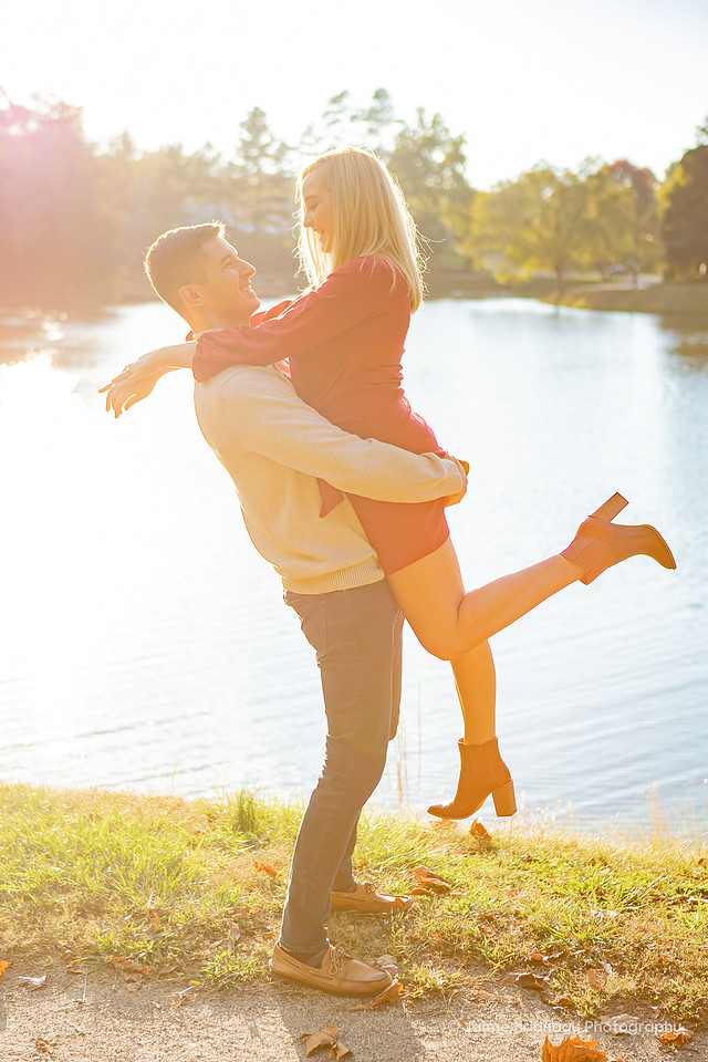 Engagement Session at Lake Louise | Asheville Photographer