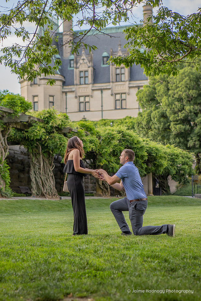 Surprise Proposal at The Biltmore Estate | Asheville Engagement Photographer