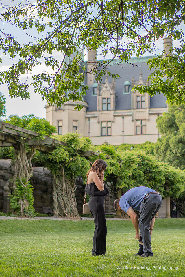 Surprise Proposal at The Biltmore Estate | Asheville Engagement Photographer