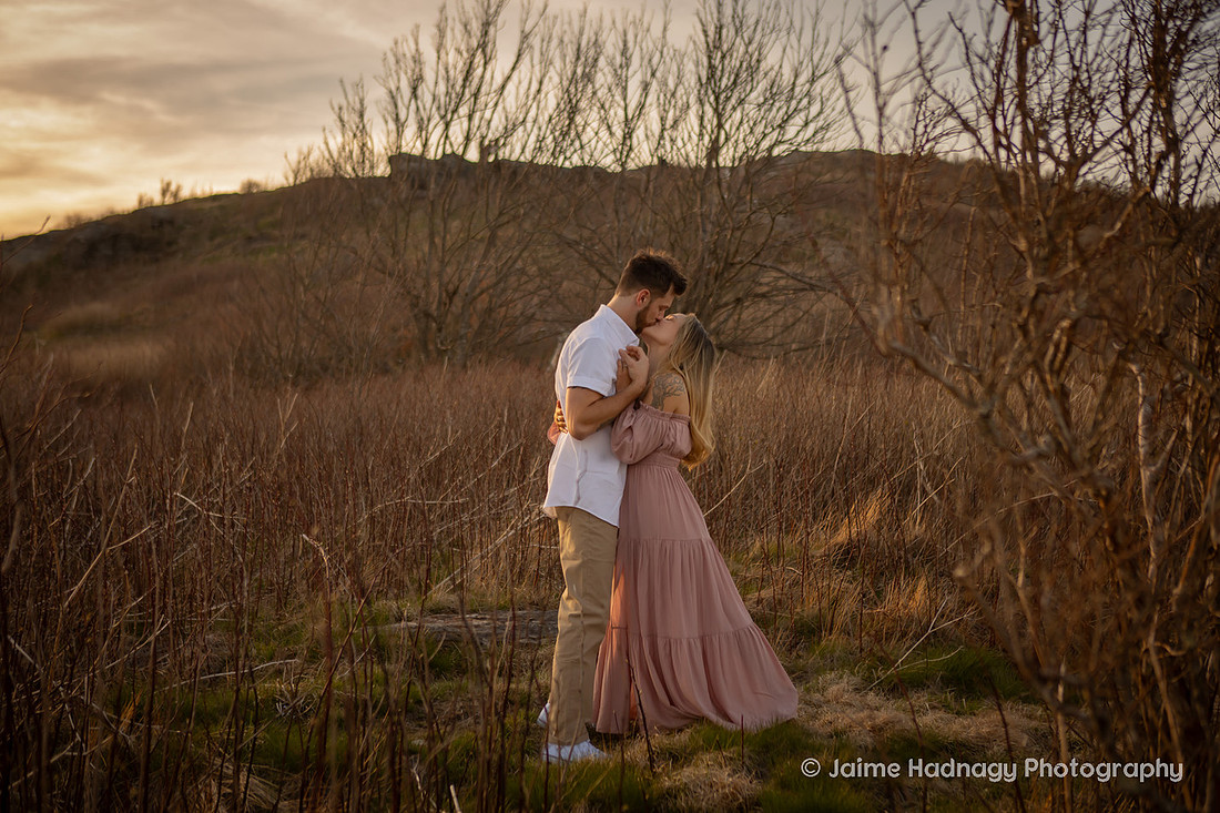 Sunset Engagement Session at Black Balsam | Asheville Photographer