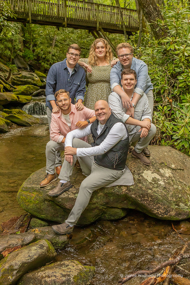 Creekside Forest Family Photo Session | Asheville Photographer