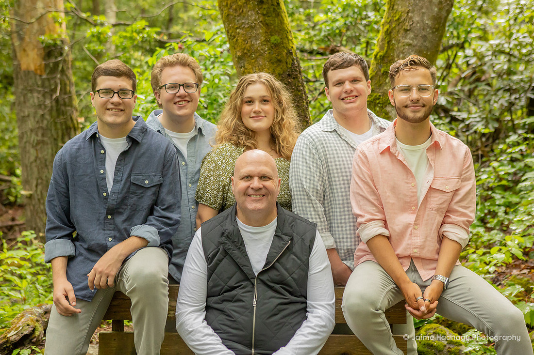 Family Portraits in Nature at the River and Forest  | Asheville Photographer