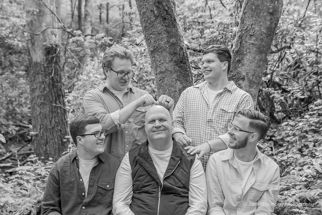 Family Portraits in Nature at the River and Forest  | Asheville Photographer