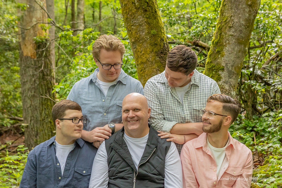 Family Portraits in Nature at the River and Forest  | Asheville Photographer