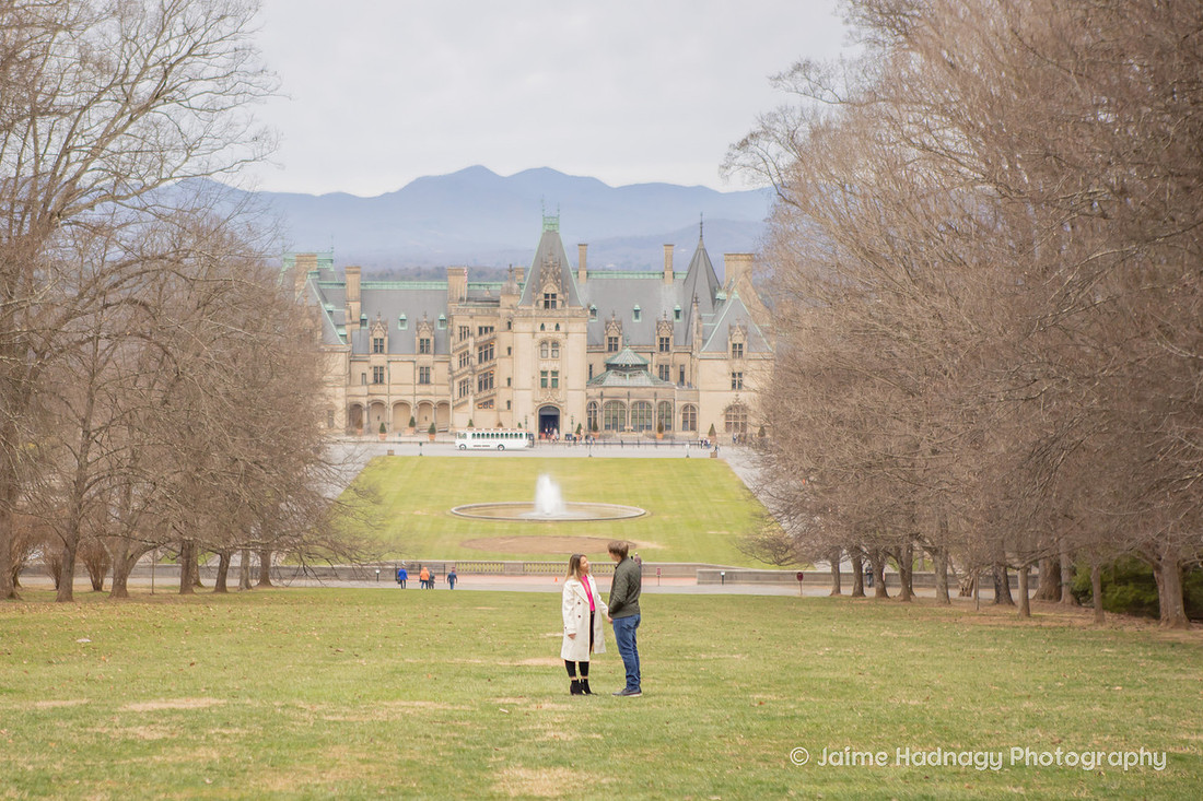 Proposal Photoshoot at The Biltmore Estate | Asheville Engagement Photographer
