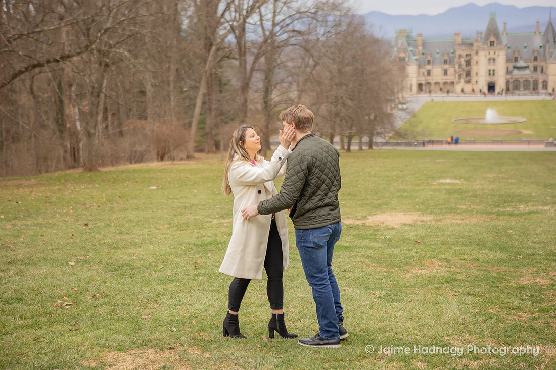 Proposal Photoshoot at The Biltmore Estate | Asheville Engagement Photographer