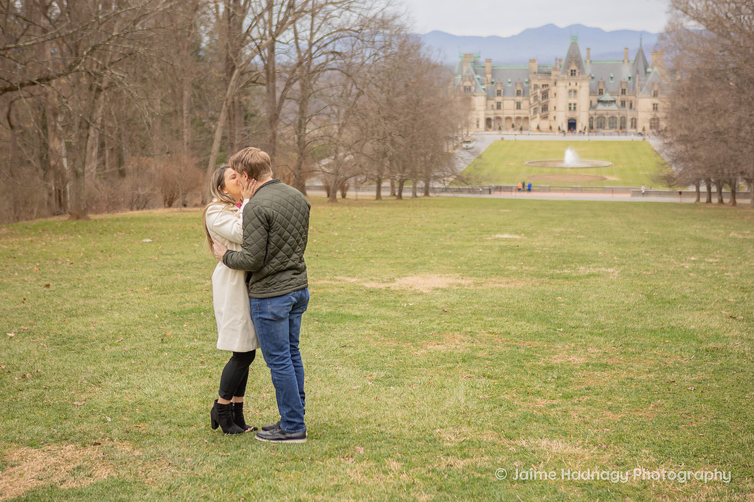 Proposal Photoshoot at The Biltmore Estate | Asheville Engagement Photographer