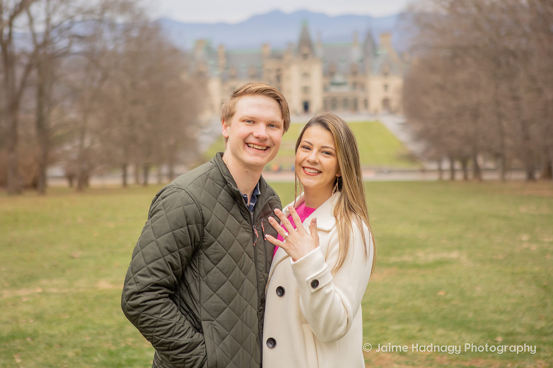 Getting Engaged at Biltmore House | Asheville Proposal Photography