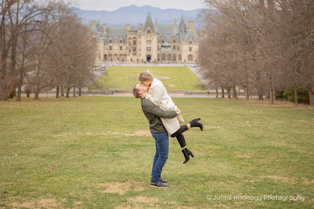 Getting Engaged at Biltmore House | Asheville Proposal Photography