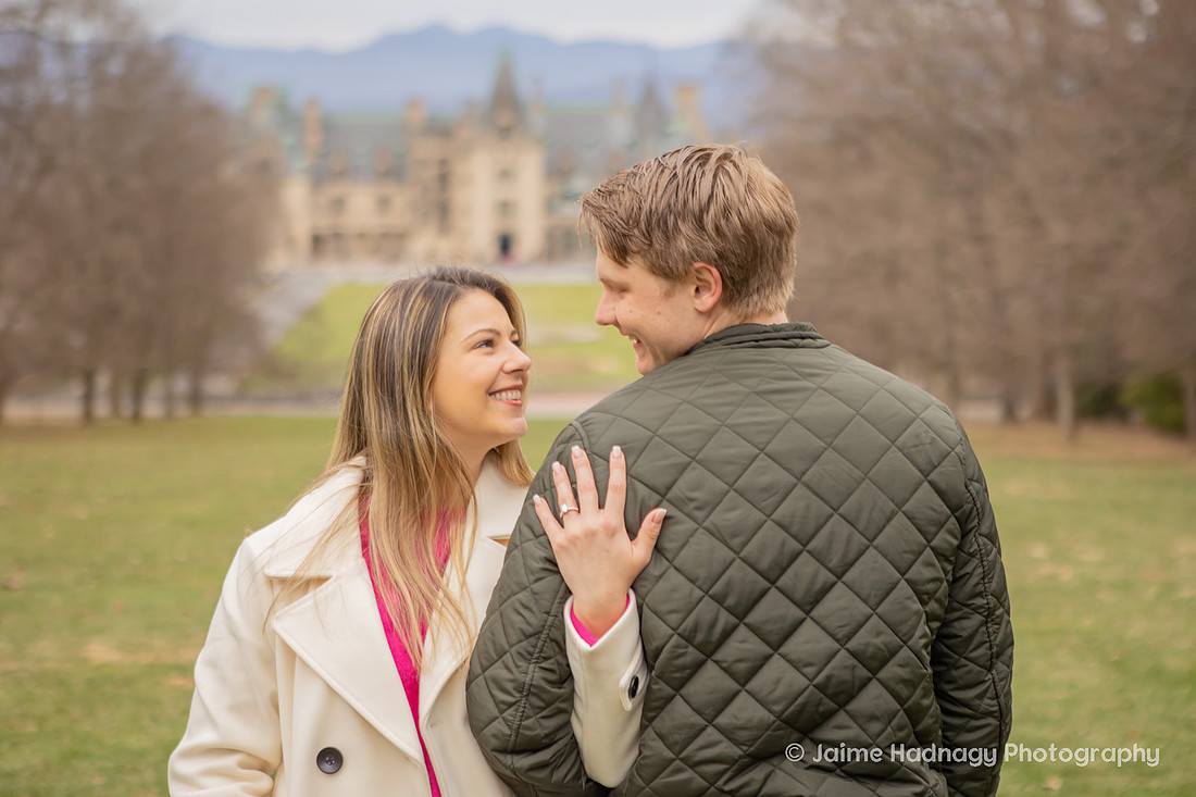 Getting Engaged at Biltmore House | Asheville Proposal Photography