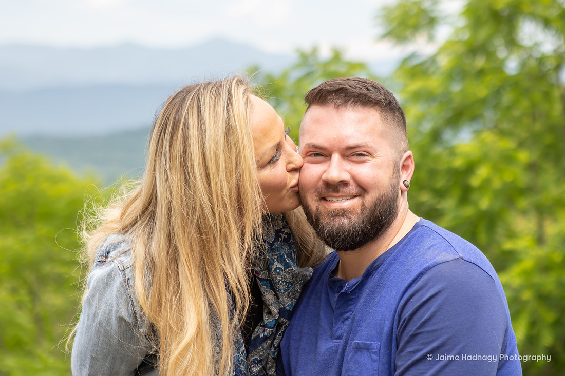 Mountaintop Engagement Photos