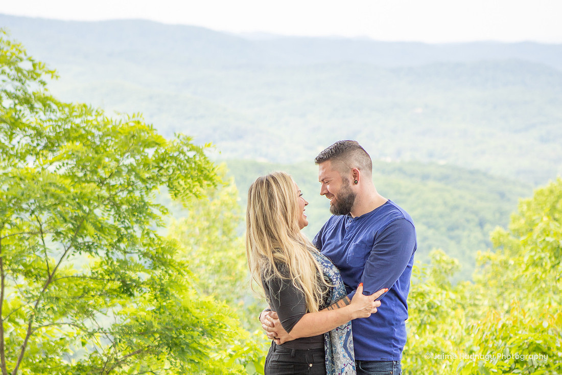 Mountaintop Engagement Photos