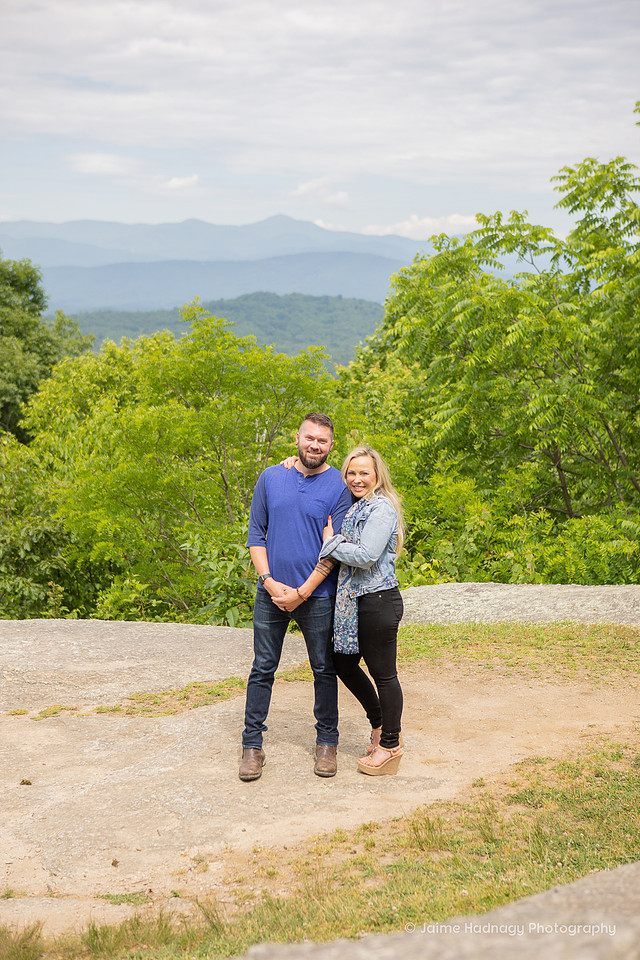 Mountaintop Engagement Photos