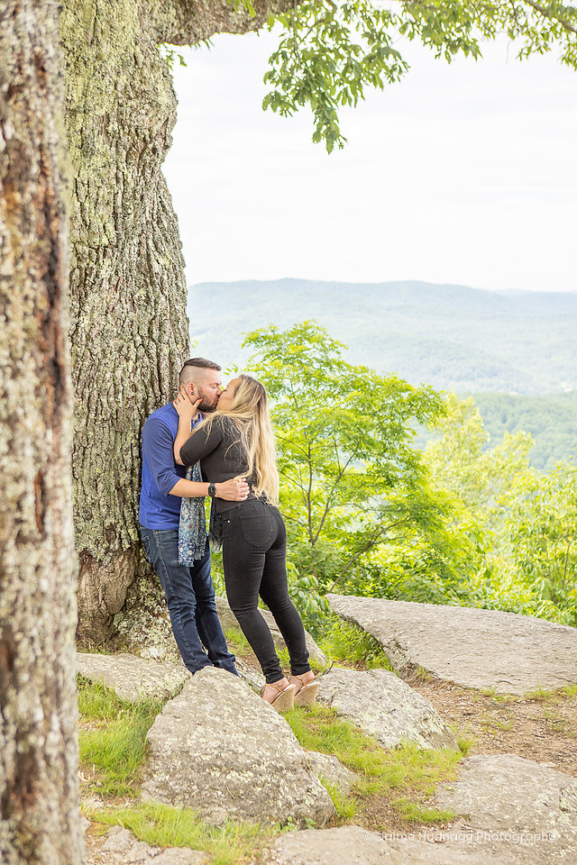 Mountaintop Engagement Photos