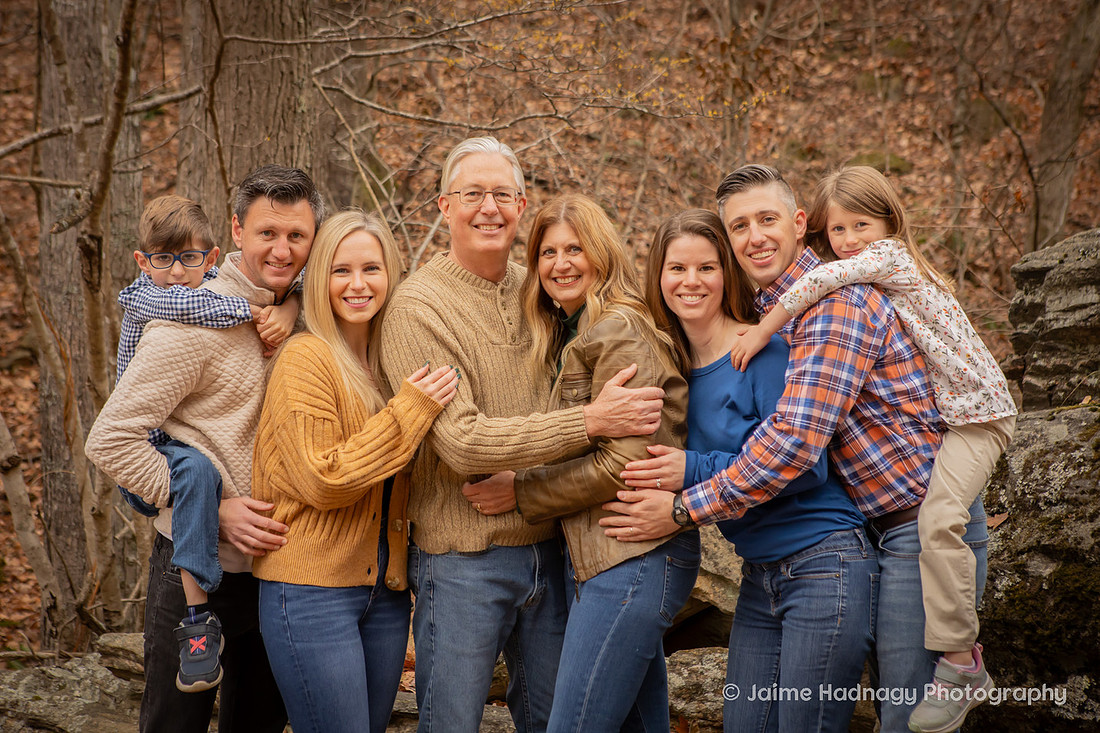 Sweet Outdoor Fall Family Photography Session | Asheville Photographer