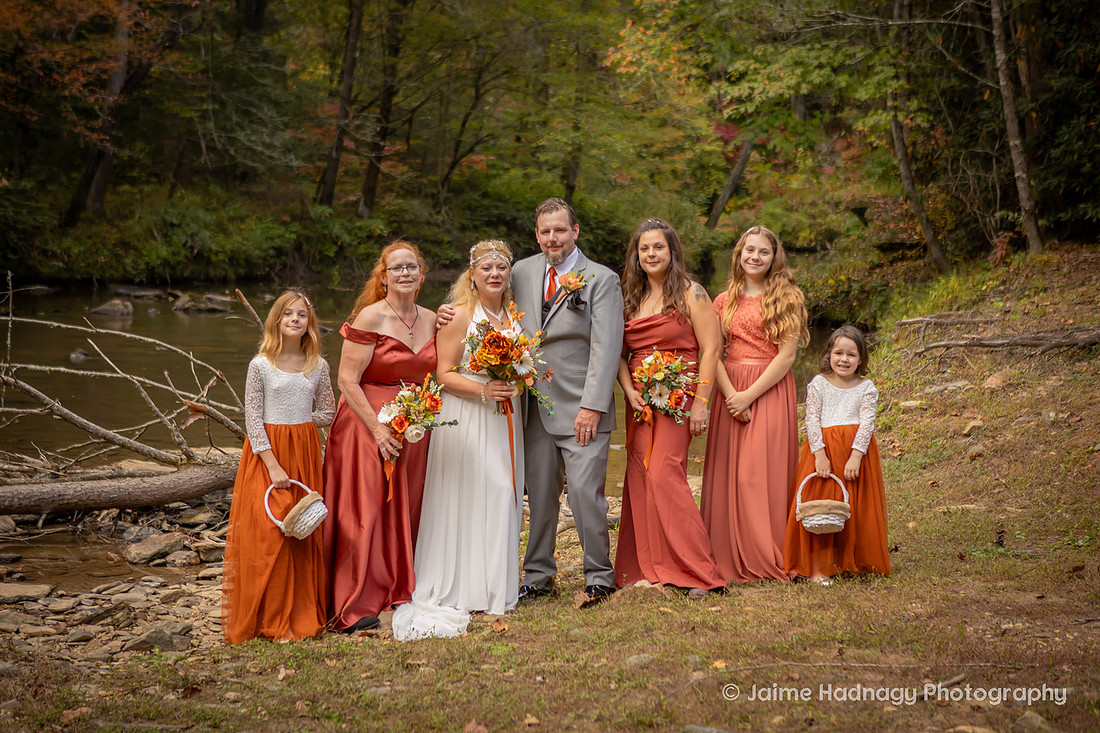 Outdoor Wedding Ceremony | Asheville Wedding Photographer