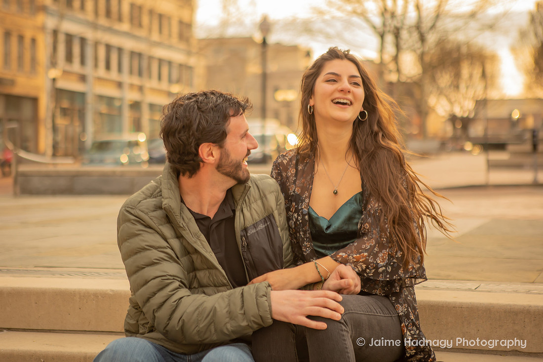 Engagement Photography Session in Downtown Asheville