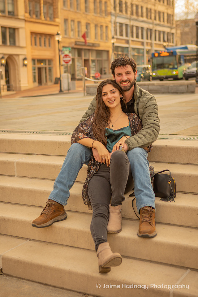 Engagement Photography Session in Downtown Asheville