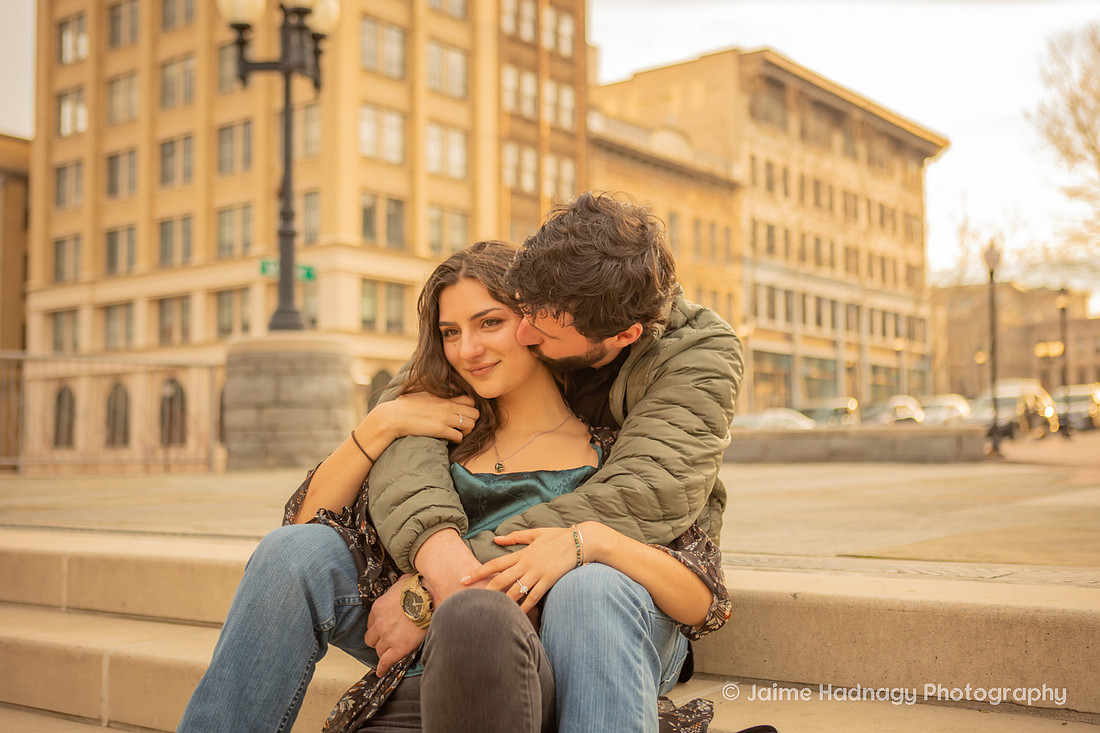 Engagement Photography Session in Downtown Asheville