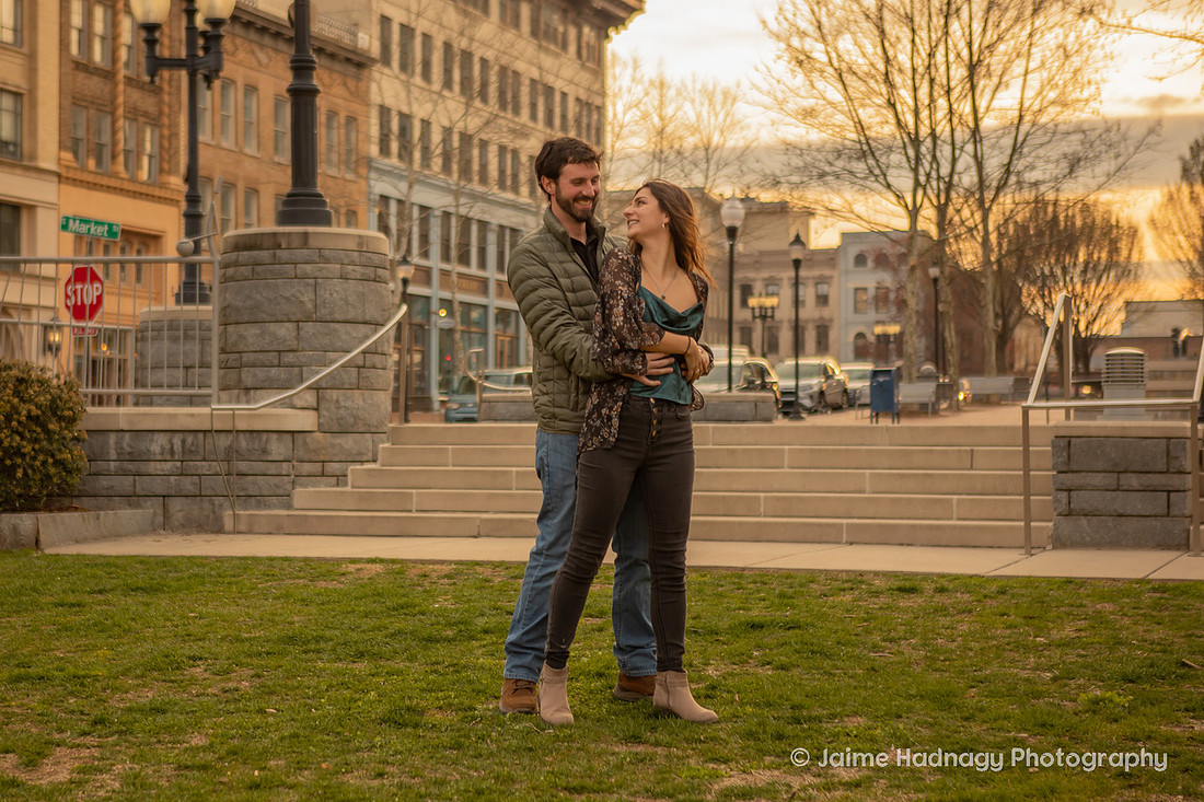 Engagement Photography Session in Downtown Asheville