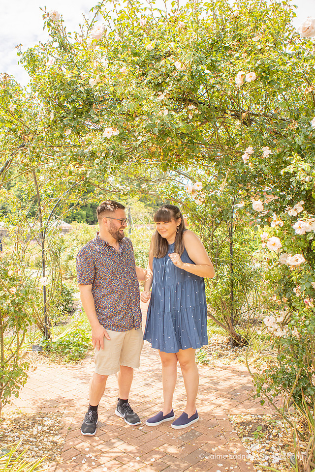 Biltmore Rose Garden Surprise Proposal | Asheville Photographer
