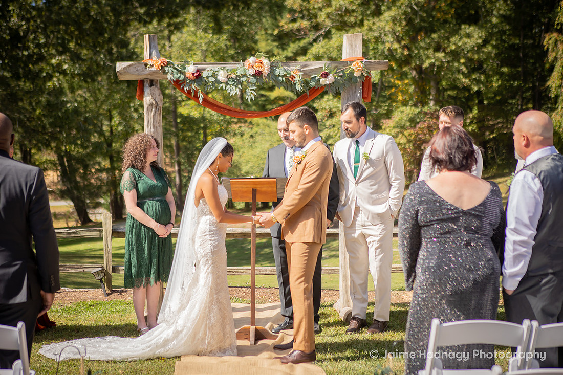 Outdoor Ceremony | Asheville Wedding Photographer