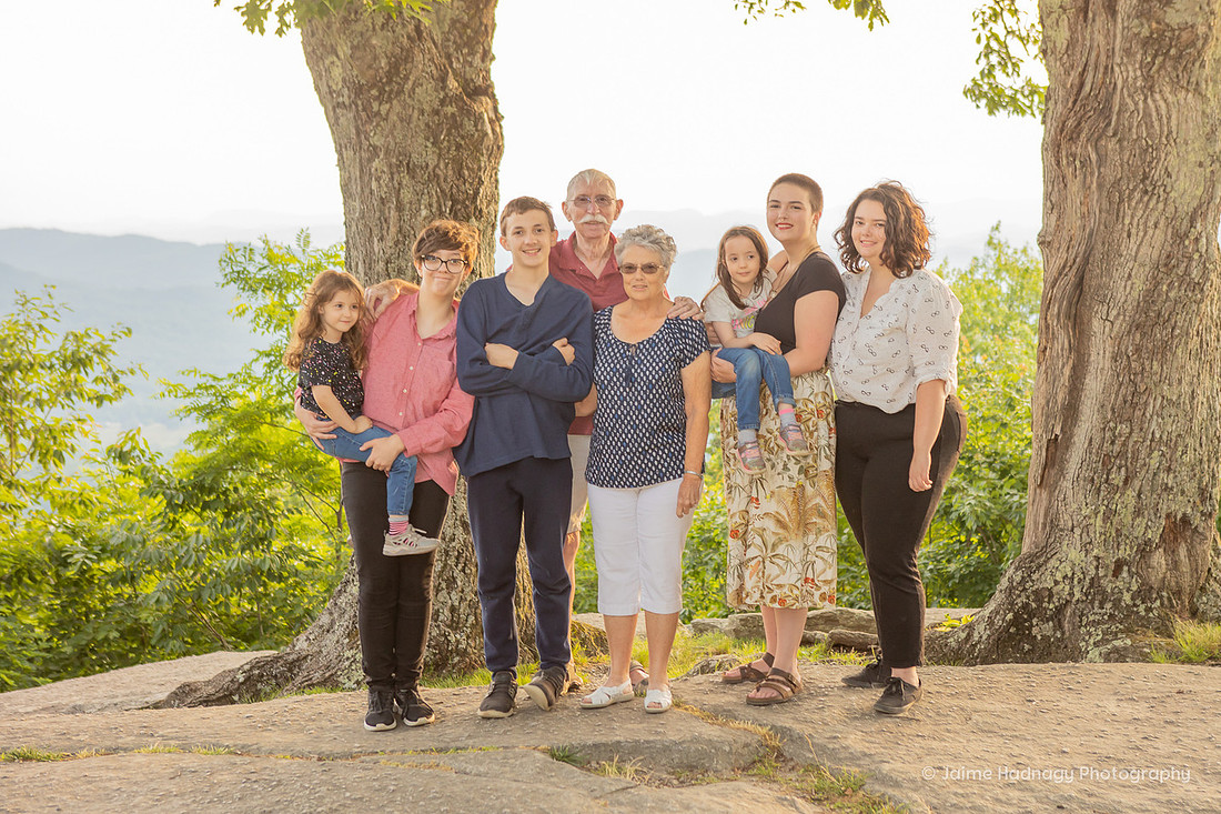 Asheville Outdoor Family Photo Session
